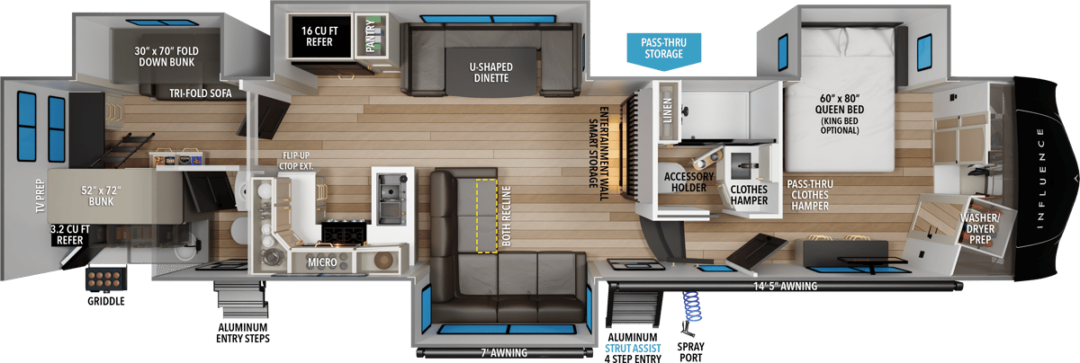 2027 Grand Design Influence 3904BH - Image 2