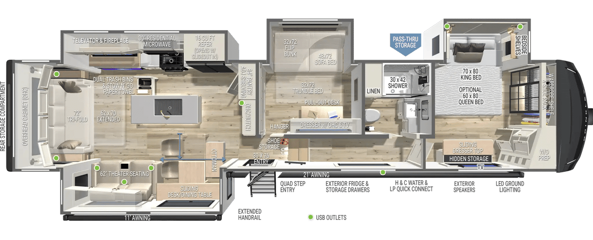 2027 Brinkley RV Model Z 3610 - Image 2
